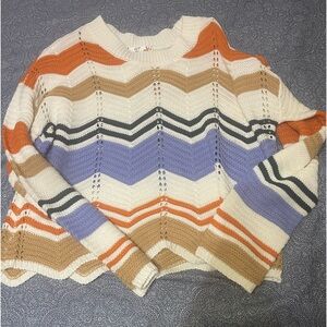 colorful sweater size kids large fits like women’s small MAKE OFFERS